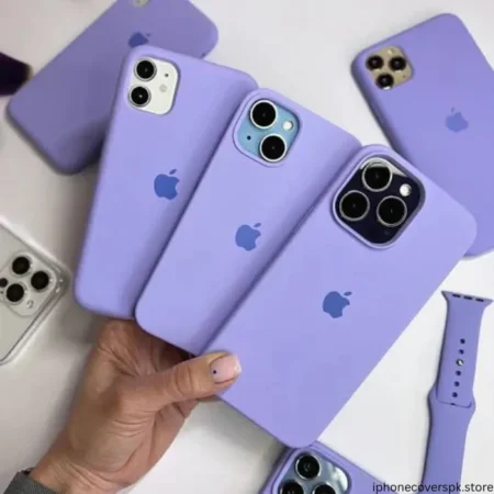 Lilac Silicone Case for iPhone