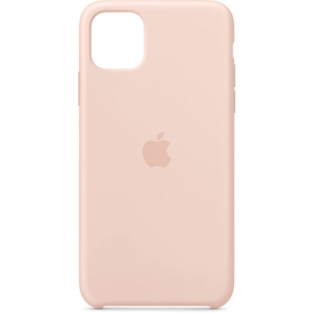 iPhone 11 Pro Max Sand Pink Silicone Case – Soft Aesthetic Cover | iPhoneCoversPK